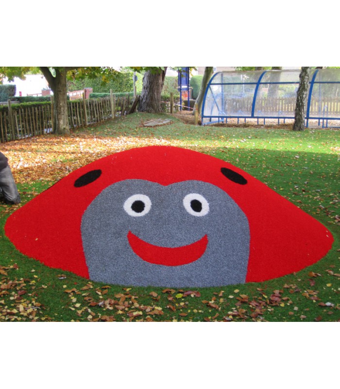 Gazon Synthétique 24mm - Colore Gris  - À La Coupe Sur Mesure - Largeur 4 Mètres